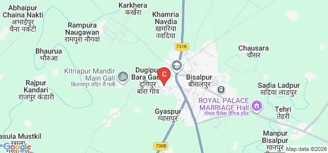Government PG College, Bisalpur Map