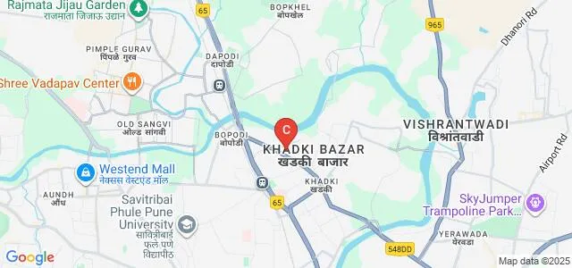 Tikaram Jagannath College of Arts Commerce and Science, Pune Map