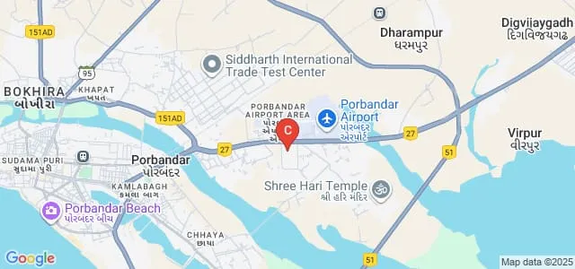 Government Polytechnic, Porbandar Map