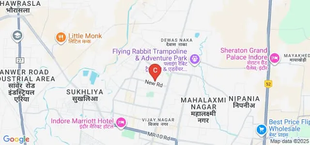 Prestige Institute of Engineering Management and Research, Indore Map
