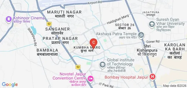 RUHS College of Medical Sciences, Jaipur Map