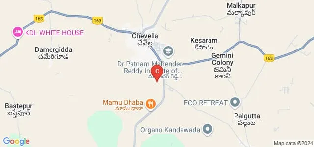 Farah Engineering College, Chevella Map