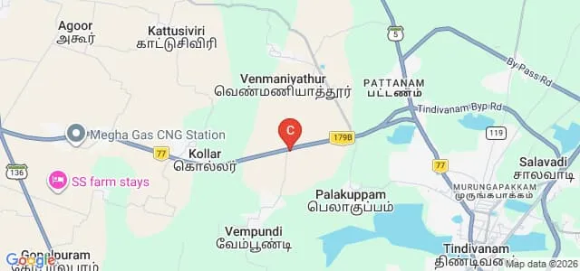 PV Polytechnic College, Viluppuram Map