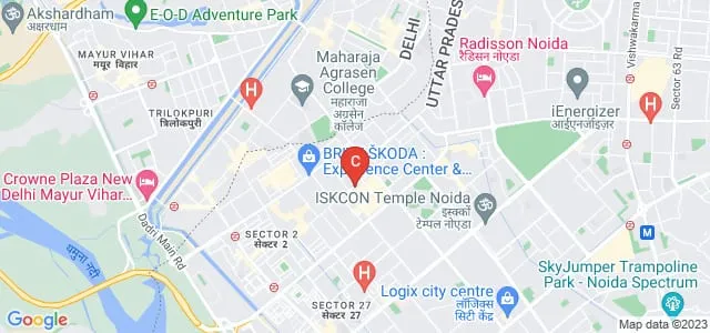 Sadhna Academy of Media Studies, Noida Map