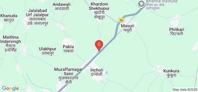 SR College of Education, Meerut Map