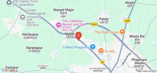 Pyramid College of Business and Technology, Phagwara Map
