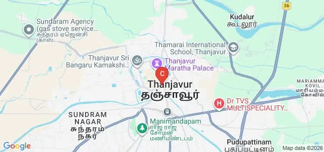 Sri Venkateswara College of Education, Thanjavur Map