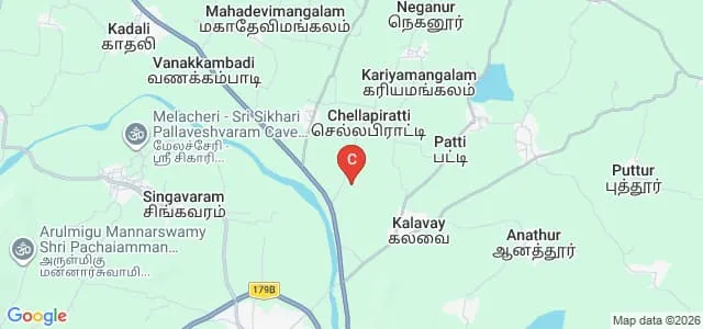 Danie College of Education, Villupuram Map