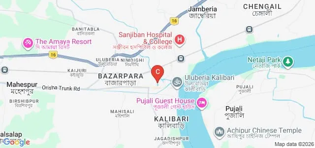 Uluberia College, Howrah Map