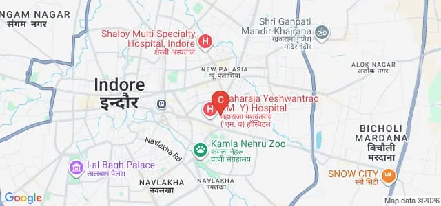 Mahatma Gandhi Memorial Medical College, Indore Map