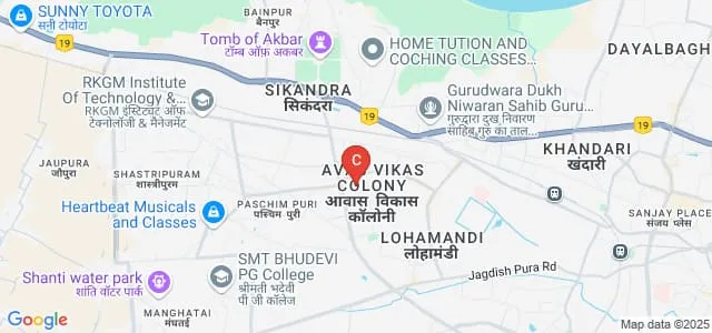 Neelam College of Engineering and Technology, Agra Map