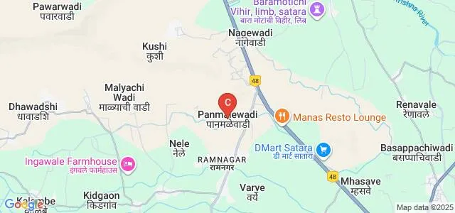Arvind Gavali College of Engineering, Satara Map