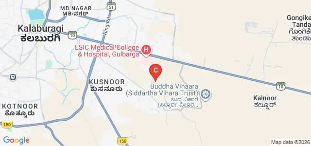 Department of Management, Gulbarga University, Gulbarga Map