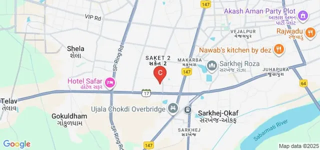 LJ Institute of Pharmacy, Ahmedabad Map
