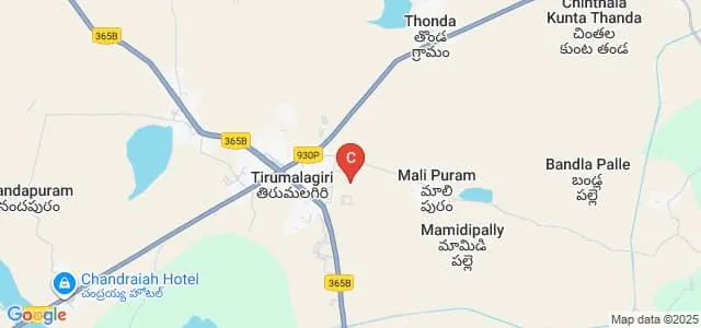 Government Polytechnic, Tirumalagiri Map