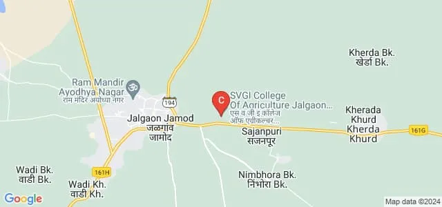 Swatantrya Vir Ganpatrao Ingle College of Agriculture, Jalgaon Map