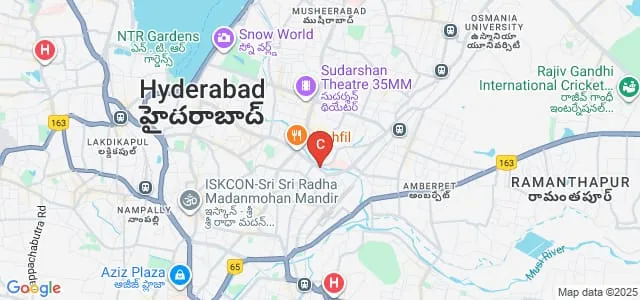 Haindavi Degree and PG College, Barkatpura Map