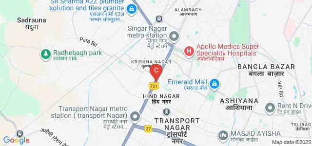 Nova Institute of Nursing and Paramedical Sciences, Lucknow Map