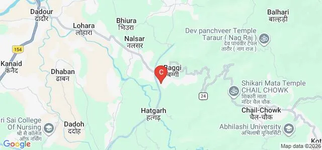 Minerva College of Education, Mandi Map