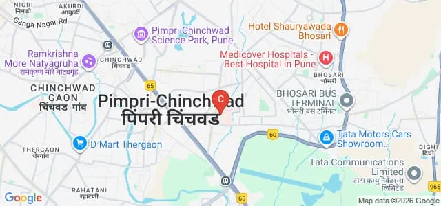 Dr DY Patil Arts, Commerce and Science Women's College, Pimpri Map