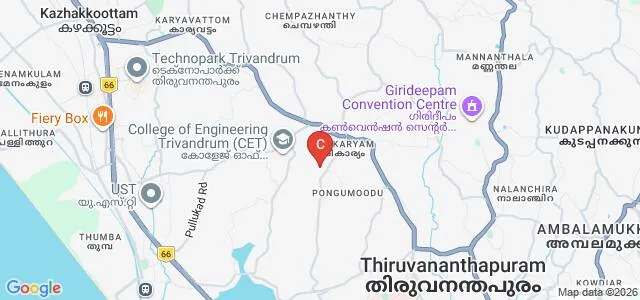 Loyola College of Social Sciences, Thiruvananthapuram Map