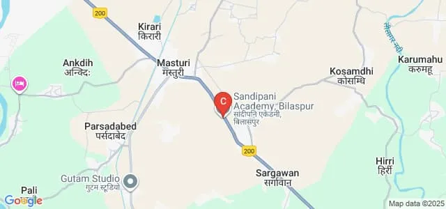 Sandipani Group of Institutes, Bilaspur Map