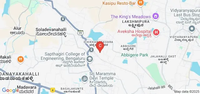 Dhanwantari College of Management Science and Nursing, Bangalore Map