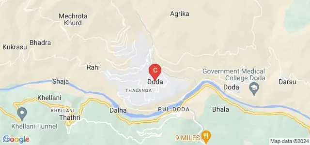 Doda College of Education, Doda Map
