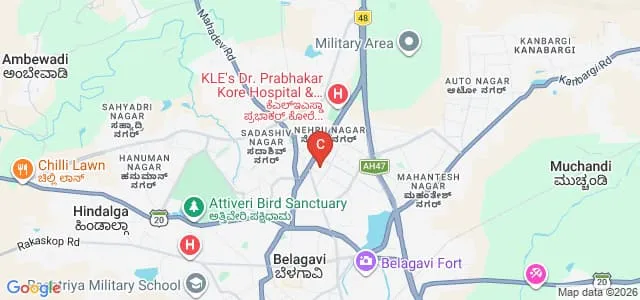 People Tree Education Society, Belgaum Map