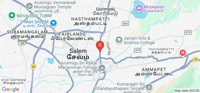 Government Arts College, Salem Map