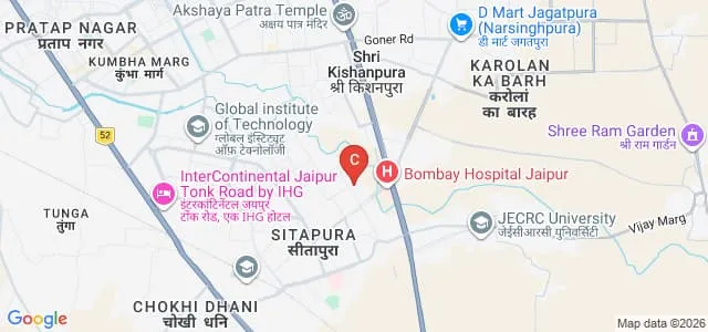 Central Institute of Petrochemicals Engineering and Technology, Jaipur Map