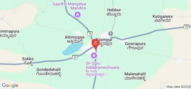 Government First Grade College, Ajjampura Map