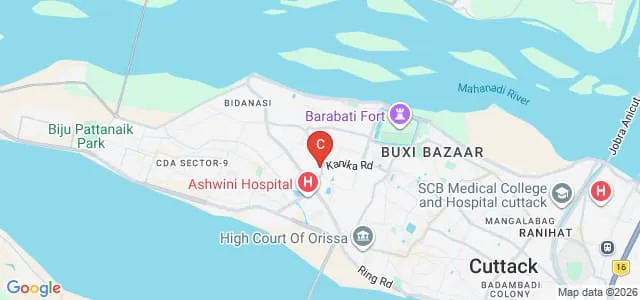 Indira Gandhi Women's College, Cuttack Map