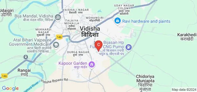Saket MGM College of Education, Vidisha Map