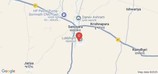 Lokseva Mahavidyalaya, Bhavnagar Map