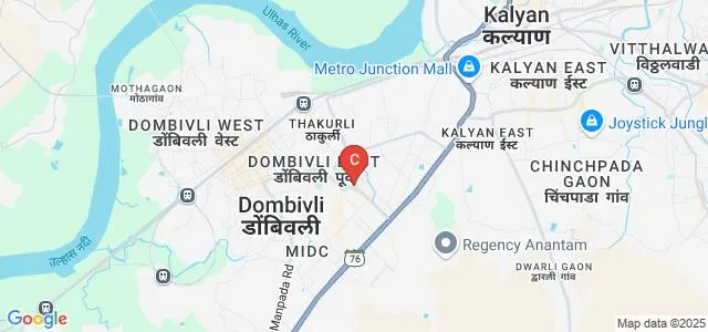 Dombivli Shikshan Prasarak Mandal's KV Pendharkar College of Arts Science and Commerce, Dombivli Map