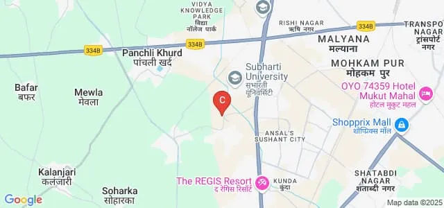 Meerut International Institute of Technology, Meerut Map