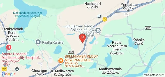 Shree Institute of Technical Education, Tirupati Map