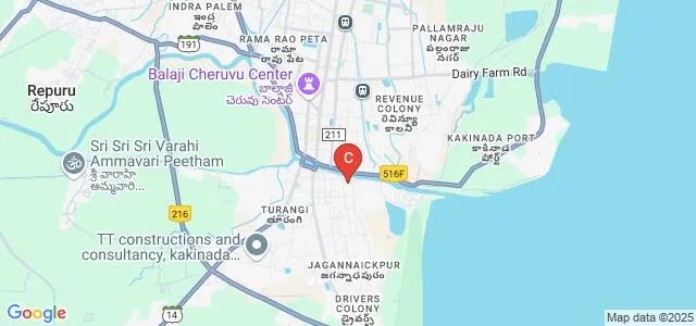 ASD Government Degree College for Women, Kakinada Map