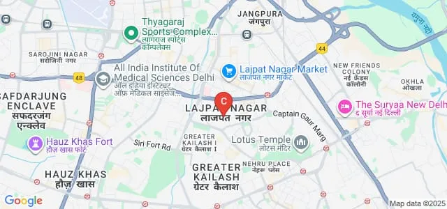 South Delhi Polytechnic for Women, Delhi Map