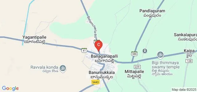 Government Degree College, Banaganapalli Map