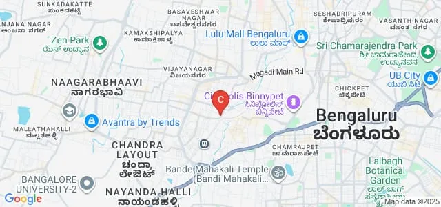 Sri Kalabyraveshwara Swamy Ayurvedic Medical College, Bangalore Map