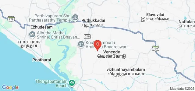 Bethany Navajeevan College of Education, Kanyakumari Map