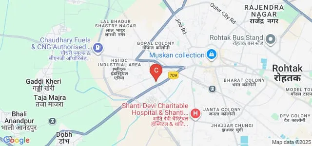 Hindu Institute of Management and Technology, Rohtak Map