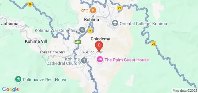 Model Christian College, Kohima Map