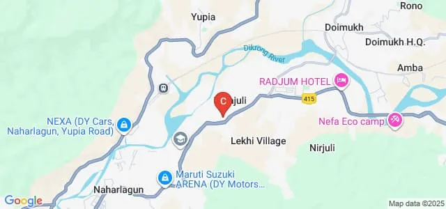 Arunachal Law Academy, Itanagar Map