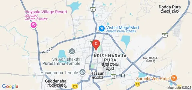 Government Arts, Commerce and Postgraduate College, Hassan Map