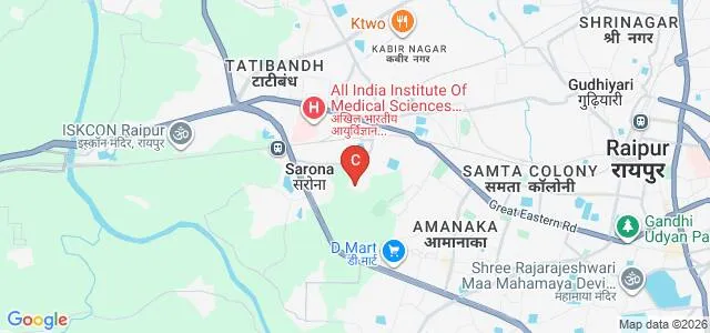Royal College Of Pharmacy, Raipur Map