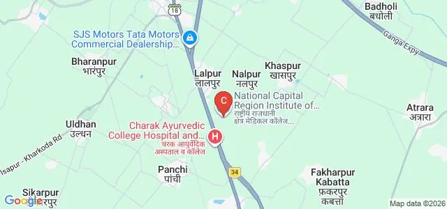 National Capital Region Institute of Medical Sciences, Meerut Map