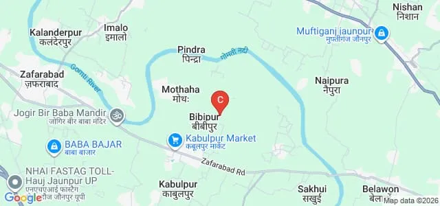 Sri Raj Rajeshwari Mahila Mahavidhalaya, Jaunpur Map